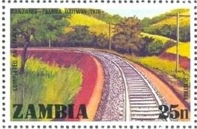 Completed rail track