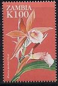 Stamp, Phalus tankervillae, Zambia,  , Flowers, Orchids, Plants (Flora)