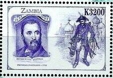 Von Stephan and Prussian postilion