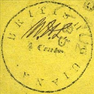 Stamp, Name and Denomination, British Guiana,  , Numbers