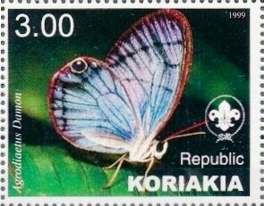 Stamp, Agrodiaetus damon, Cinderellas,  , Animals (Fauna), Butterflies, Insects