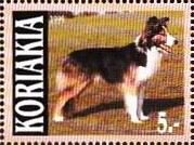 Stamp, Dog, Cinderellas,  , Animals (Fauna), Dogs