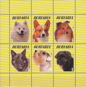 Mini Sheet, Dogs, Cinderellas,  , Animals (Fauna), Dogs