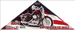 Stamp, Harley XL 883L, Cinderellas,  , Motorcycles