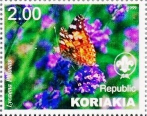 Stamp, Lycaena phlaeas, Cinderellas,  , Animals (Fauna), Butterflies, Insects
