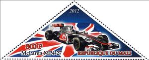 Stamp, McLaren MP4-27, Cinderellas,  , Formula One