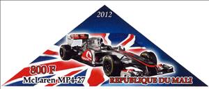Stamp, McLaren MP4-27, Cinderellas,  , Formula One