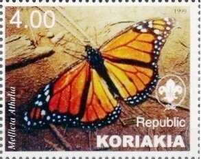 Stamp, Melitaea athalia, Cinderellas,  , Animals (Fauna), Butterflies, Insects