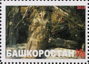 Stamp, Owl, Cinderellas,  , Animals (Fauna), Birds, Birds of Prey, Owls