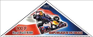 Stamp, Red Bull R88, Cinderellas,  , Formula One