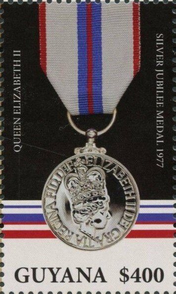 25th Anniversary Coronation Medal (obverse)