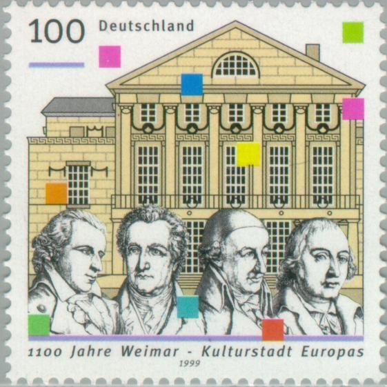 Schiller, Goethe, Wieland, Herder, German Nationaltheater