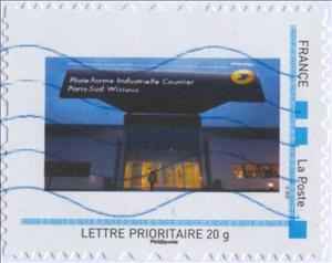Stamp, La Poste, Industrial Sorting Centre Paris, Sud Wissous, Personalized and Private Mail Stamps,  , Post Offices, Postal Services