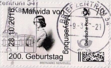 Malwida von Meysenbug 200 Birthday