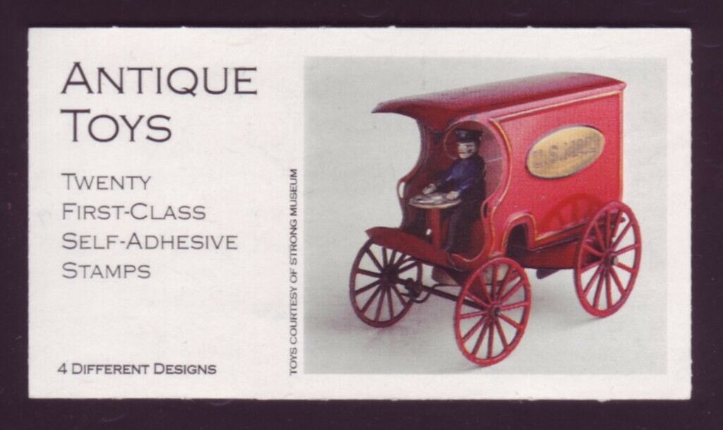 Antique Toys First Class Vending Booklet
