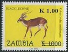 Kobus leche smithemani, overprint