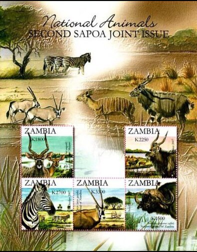 National Animals - Second SAPOA joint issue