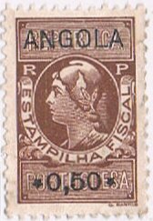 Stamp, Republic Key Type, Angola,  , Women