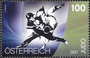 Stamp, Judo, Austria,  , Sports