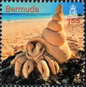 Stamp, Sand Castles, Bermuda,  , Beaches