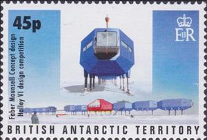 Stamp, HALLEY VI Design Proposal by Faber-Mounsell, British Antarctic Territory (BAT),  , Architecture, Building Industry
