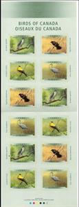 Booklet Pane, Birds of Canada (4th Series) Booklet Pane, Canada,  , Animals (Fauna), Birds, Birds of Prey, Eagles