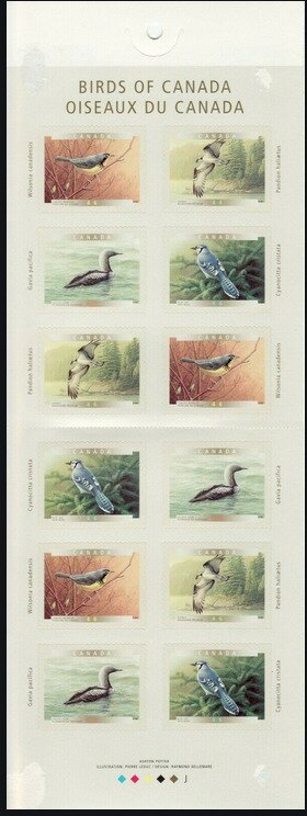 Birds of Canada (5th Series) Booklet Pane