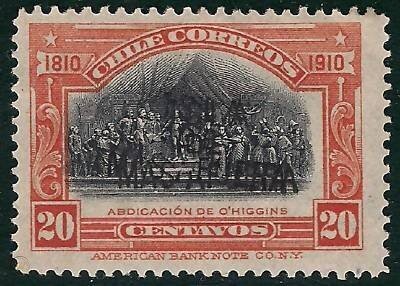 Stamp, Abdication of O´Higgins overprinted, Chile,  , Independency Activists, Islands, Prisons