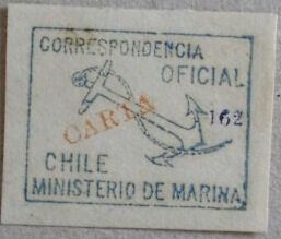 Stamp, Anchor, Chile,  , Navies