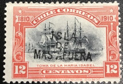 Capturing the "Maria Isabel" overprinted
