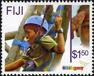 Stamp, Scouting, Fiji,  
