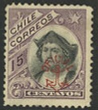 Columbus overprinted