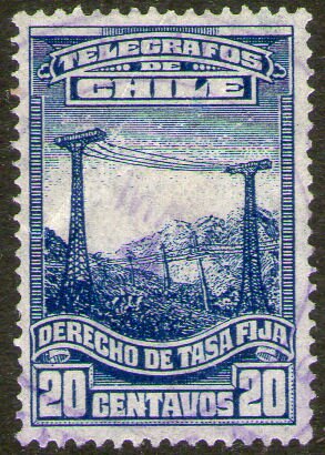 Stamp, Fixed Priced Stamp, Chile,  , Telegraphy