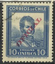 O´Higgins overprinted