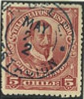 Stamp, Pedro de Valdivia, Chile,  , Colonisation, Famous People, Men, Telegraphy