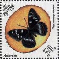 Stamp, Apatura iris, Cinderellas,  , Animals (Fauna), Butterflies, Insects