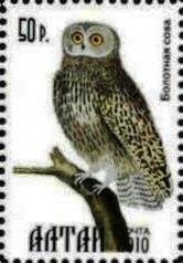 Stamp, Bird, Cinderellas,  , Animals (Fauna), Birds