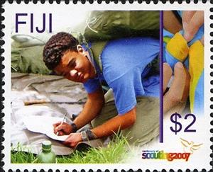 Stamp, Scouting, Fiji,  