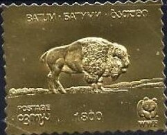 Stamp, Bison, Cinderellas,  , Animals (Fauna)