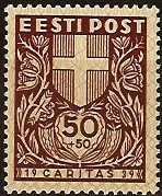 Stamp, Arms of Harjumaa County, Estonia,  