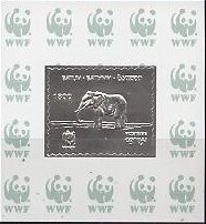 Souvenir Sheet, Elephant, Cinderellas,  , Animals (Fauna)