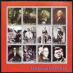 Mini Sheet, Freedom Fighters, Cinderellas,  , Famous People