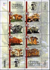 Mini Sheet, Mushrooms, Cinderellas,  , Mushrooms