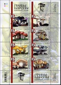 Mini Sheet, Mushrooms, Cinderellas,  , Mushrooms