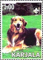 Stamp, Mutt, Cinderellas,  , Animals (Fauna), Dogs