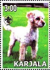 Stamp, Mutt, Cinderellas,  , Animals (Fauna), Dogs