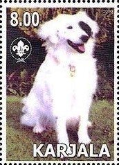 Stamp, Mutt, Cinderellas,  , Animals (Fauna), Dogs