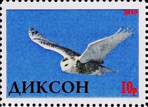 Stamp, Owl, Cinderellas,  , Animals (Fauna), Birds, Birds of Prey, Owls