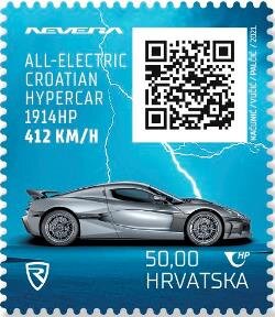 Cryptostamp : Rimac Nevera Electric Automobile