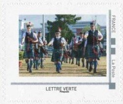 Stamp, Festival Interceltic Lorient 2021 5, France- Personalized stamps,  , Dance, Festivals, Music, Suits and Costumes